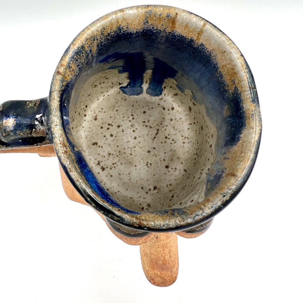 Vintage Ugly Funny Face Pottery Mug - Picture 7 of 8